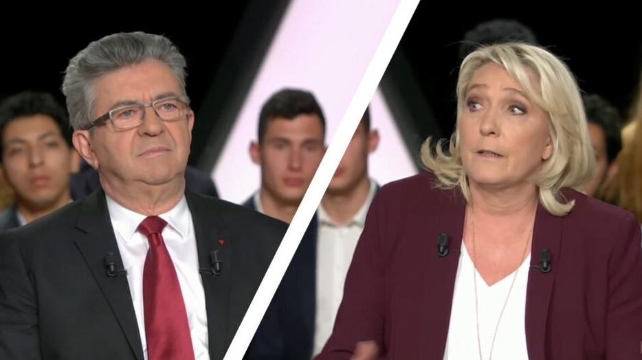 Jean-Luc Mélenchon vs. Marine Le Pen