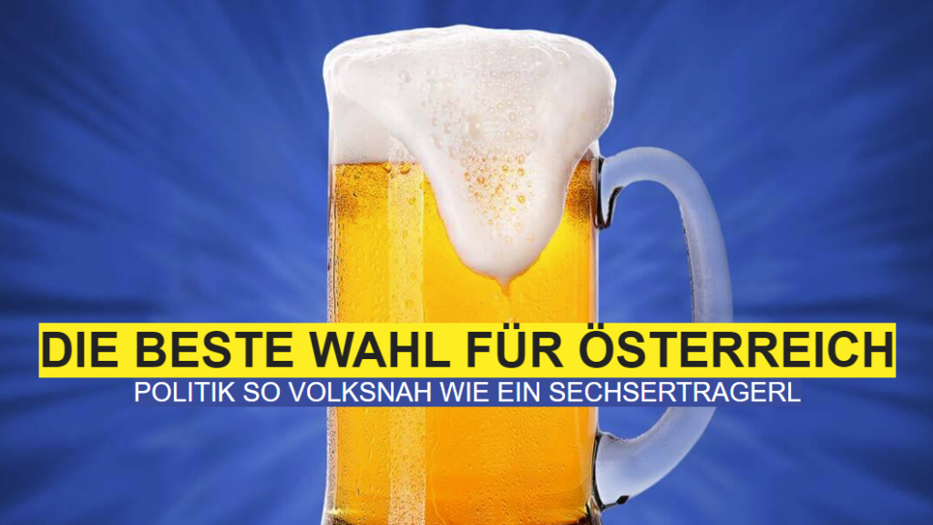 Bier her, oder ich fall um